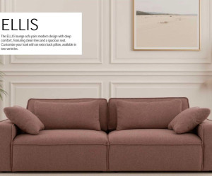 Dīvāns ELLIS (Trīsvietīgs) Dīvāns ELLIS (Trīsvietīgs)